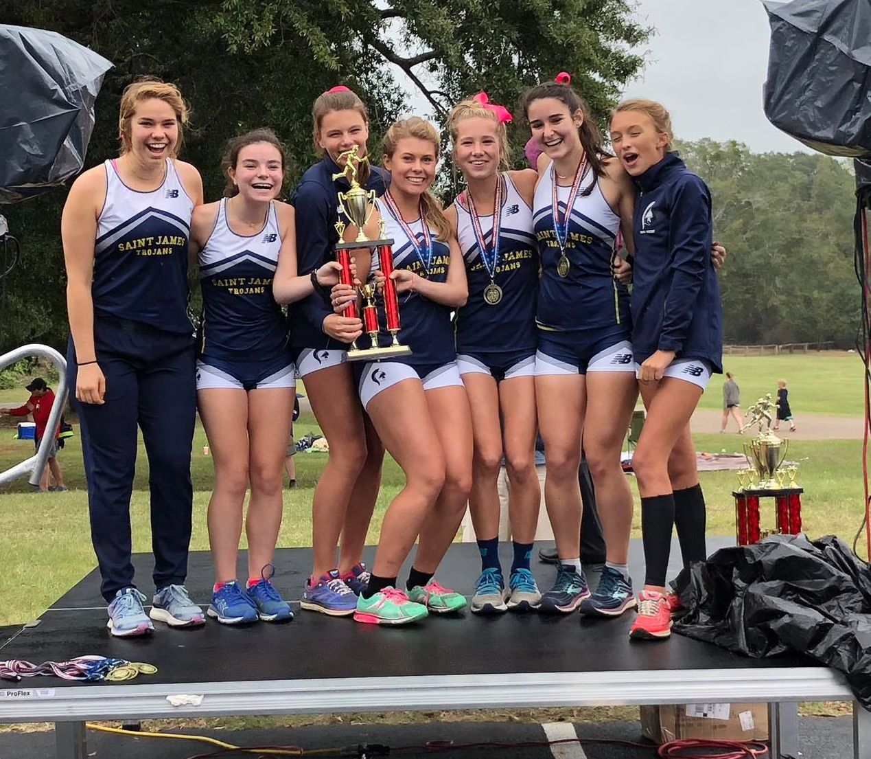 Saint James girls win cross country event
